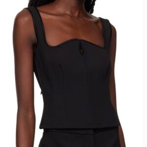 Paris Georgia Black Fitted Blouse